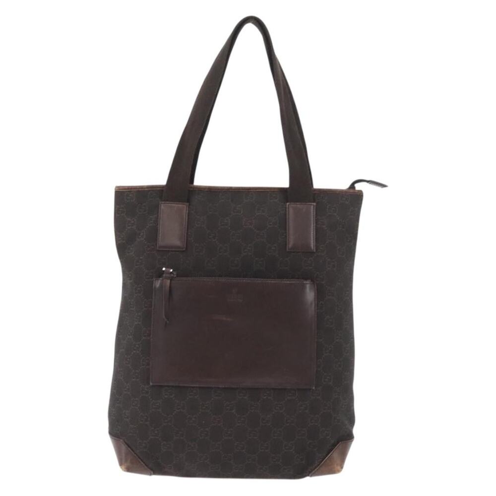 Gucci GG Canvas Tote Bag Brown